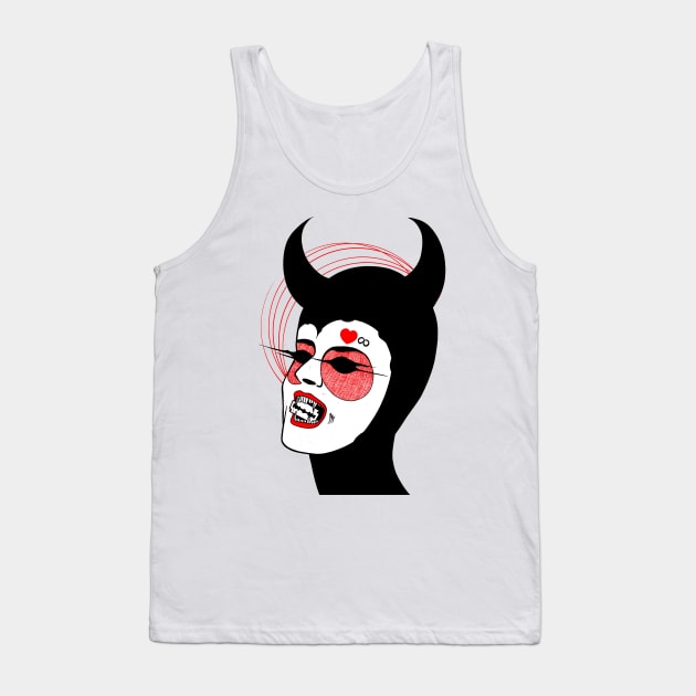 Razorblade Tank Top by FUN ART